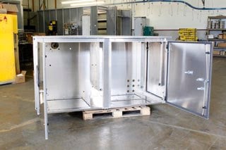 aluminum electrical enclosure assembly 