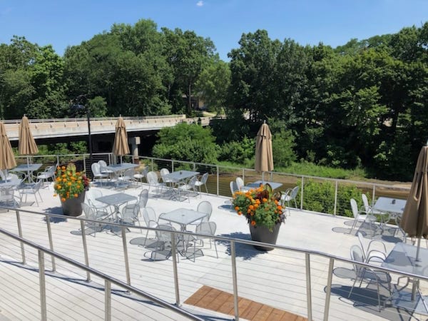 Stainless Steel Railing on Patio