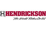 Hendrickson logo - a capital letter H in a square box with the word HENDRICKSON in bold red letters. Underneath it reads The World Runs On Us.